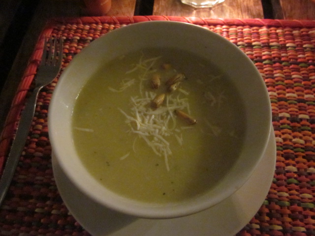 Creamy potato soup from Pachapapa.  Sooo good.